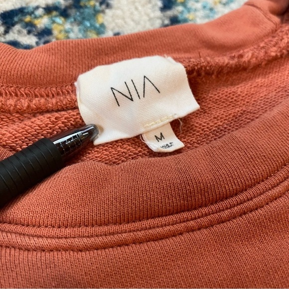 NIA Cropped Drawstring Sweatshirt - Picture 3 of 4